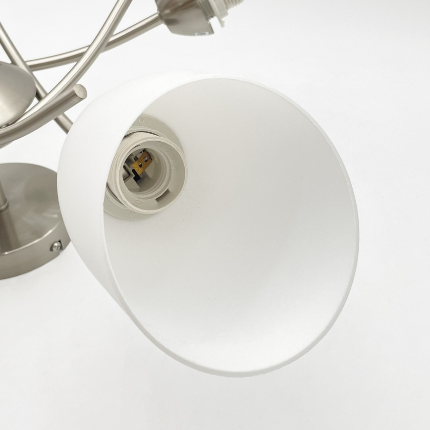 Plafonnier DONNA 5xE27/60W/230V nickel