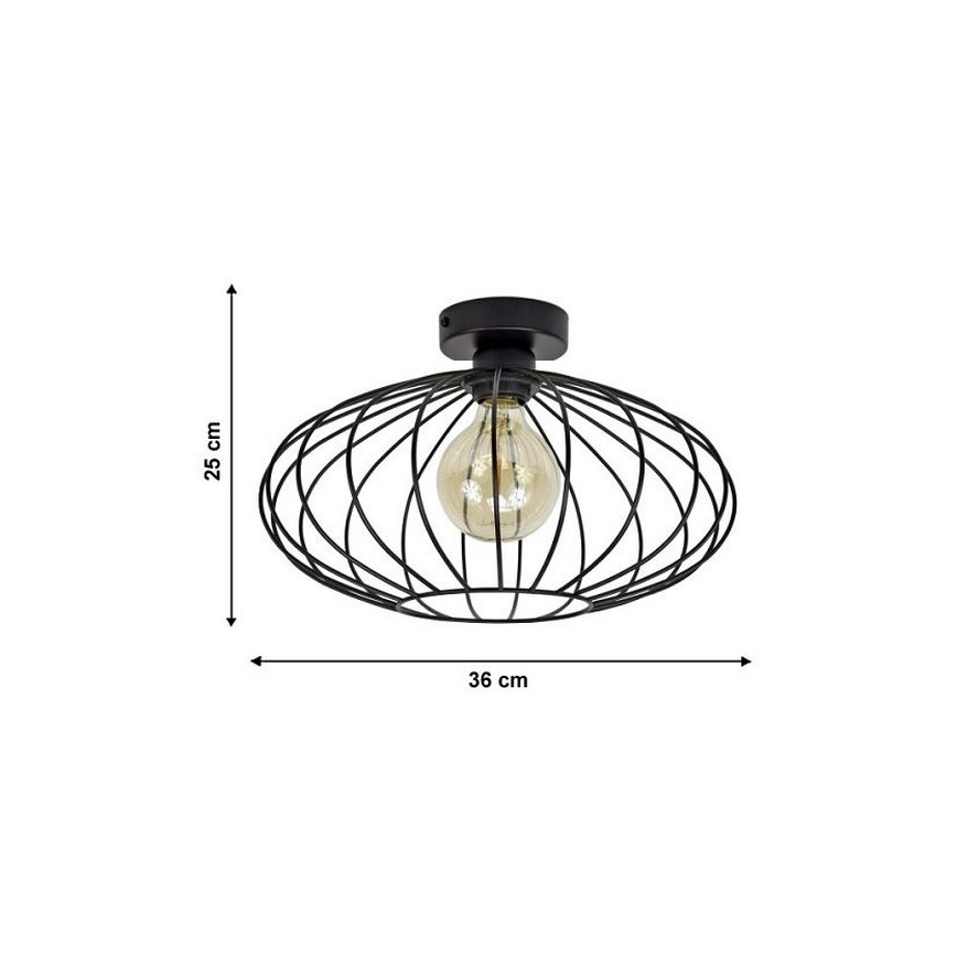 Plafonnier EARTH L 1xE27/60W/230V