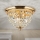 Plafonnier en cristal PLAFOND 3xE27/40W/230V d. 35 cm doré