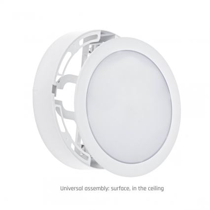 Plafonnier encastré LED ALGINE 2 en 1 LED/12W/230V 4000K blanc