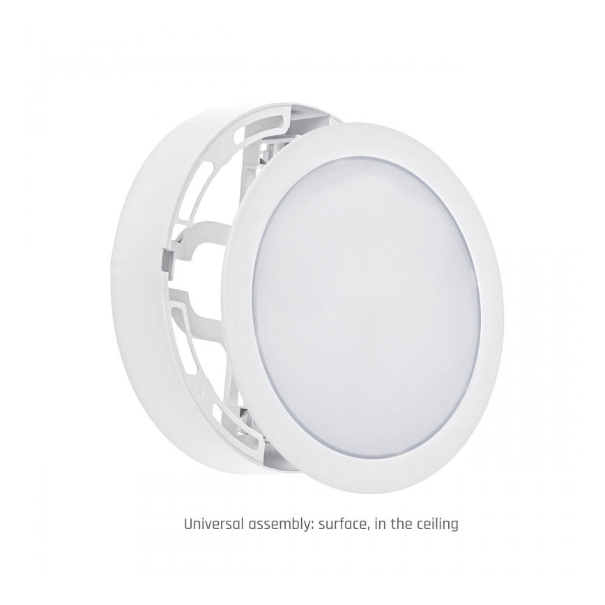 Plafonnier encastré LED ALGINE 2 en 1 LED/12W/230V 4000K blanc
