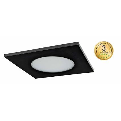 Plafonnier encastré LED pour salle de bains BONO LED/5W/230V 3000K IP65 noir
