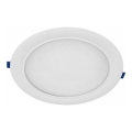 Plafonnier encastré LED SIGARO LED/24W/230V 3000/4000/6500K Ø 22 cm blanc