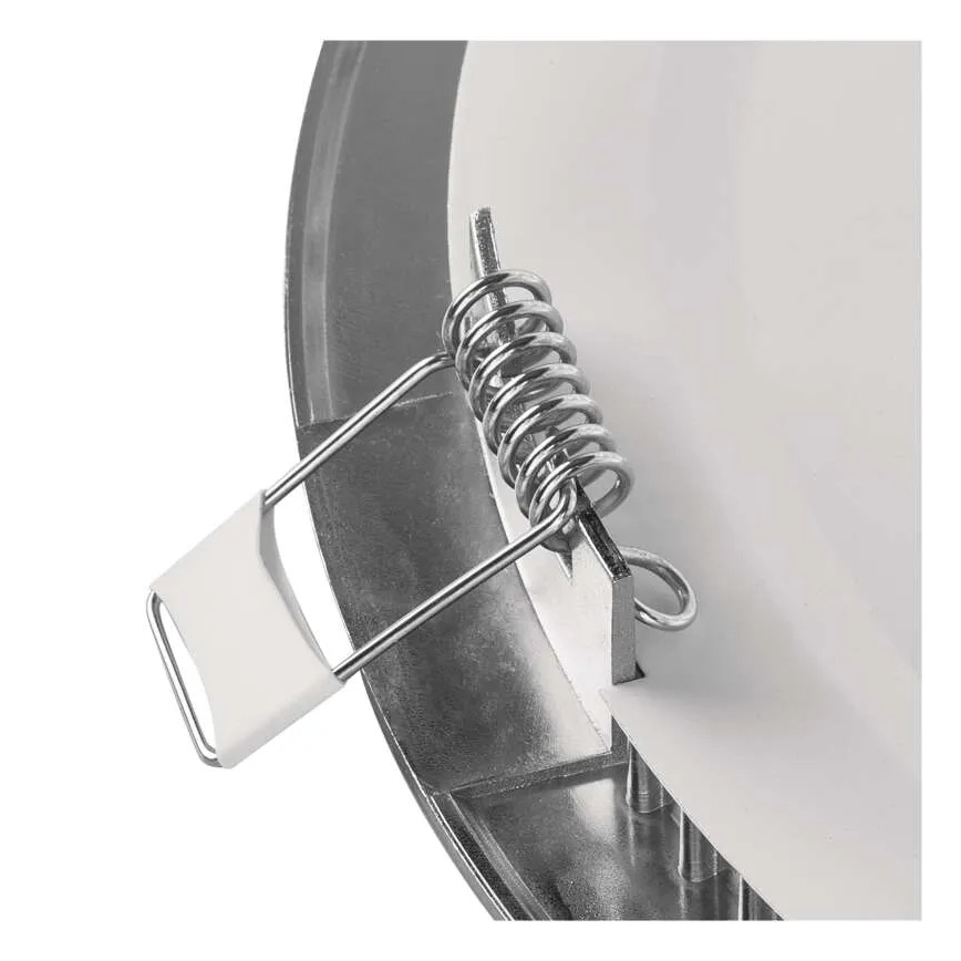 Plafonnier encastré NEXXO LED/7W/230V 3000/3500/4000K argenté Ø 12 cm