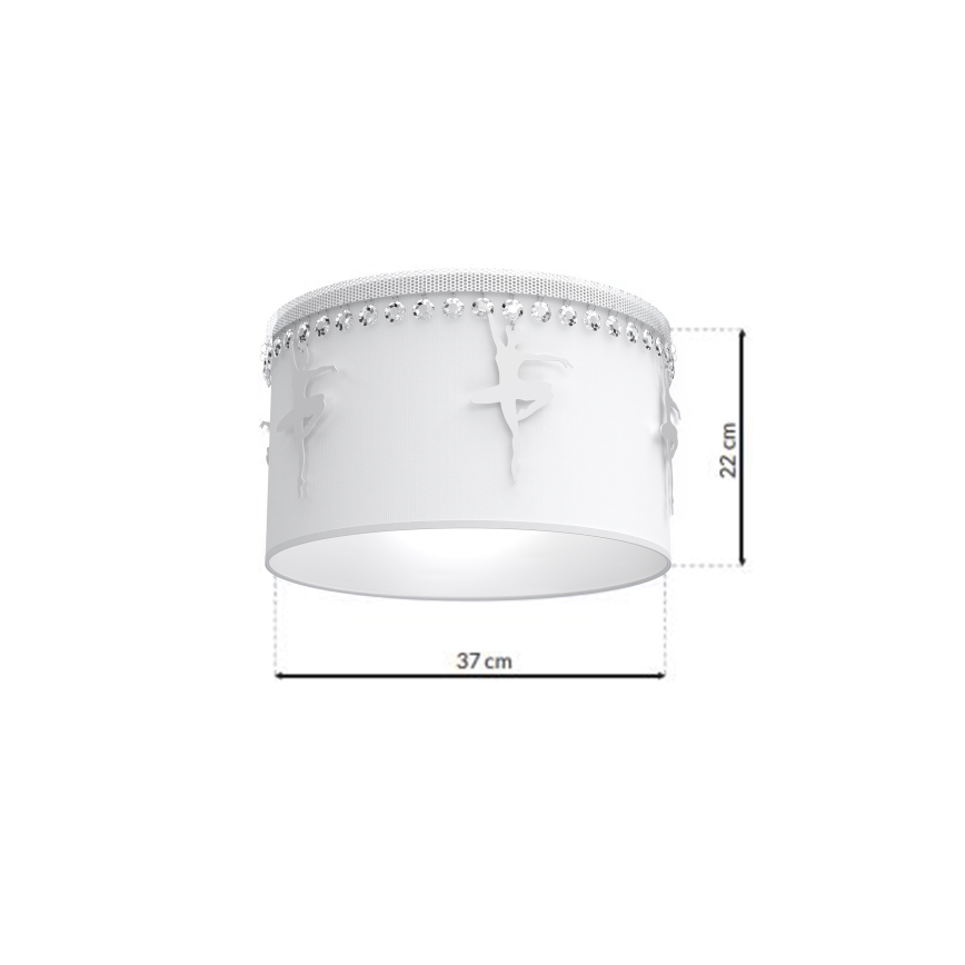 Plafonnier enfant BALLET 1xE27/60W/230V