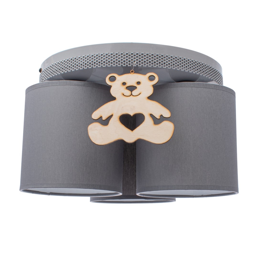 Plafonnier enfant BEAR 3xE27/60W/230V