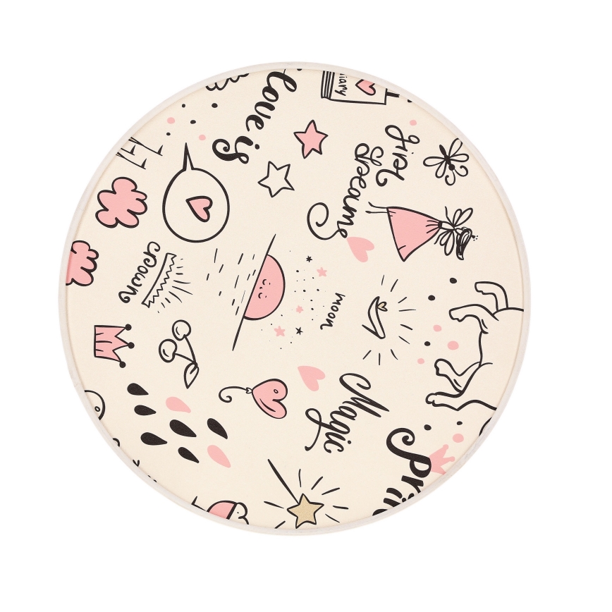 Plafonnier enfant KIDDY 2xE27/40W/230V beige/rose