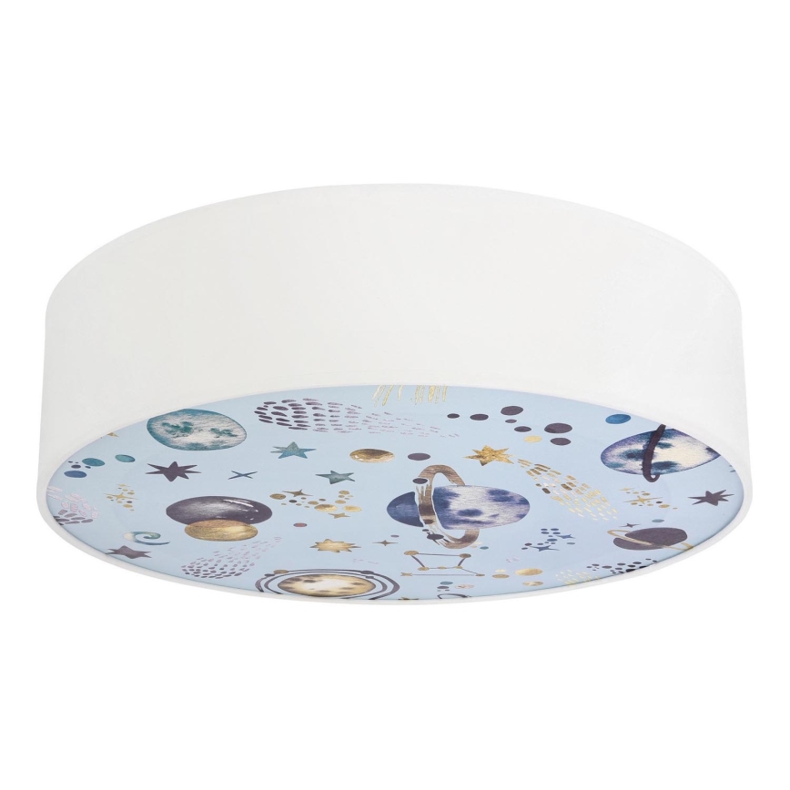 Plafonnier enfant KIDDY 2xE27/40W/230V blanc/bleu