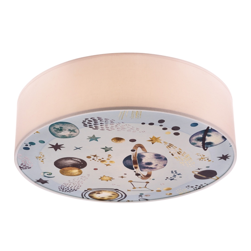 Plafonnier enfant KIDDY 2xE27/40W/230V blanc/bleu