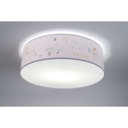 Plafonnier enfant SWEET DREAMS 2xE27/60W/230V d. 40 cm