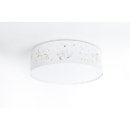 Plafonnier enfant SWEET DREAMS 2xE27/60W/230V d. 40 cm