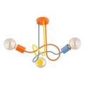 Plafonnier enfant WINGO 3xE27/15W/230V coloré