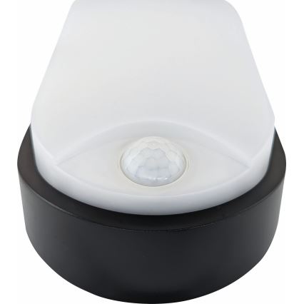 Plafonnier extérieur avec détecteur LED/14W/230V IP54 noir