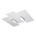 Plafonnier FABIANO 3xE27/60W/230V blanc/chrome brillant