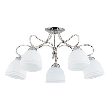 Plafonnier FILA 5xE27/15W/230V chrome brillant