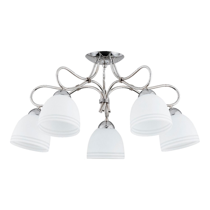 Plafonnier FILA 5xE27/15W/230V chrome brillant