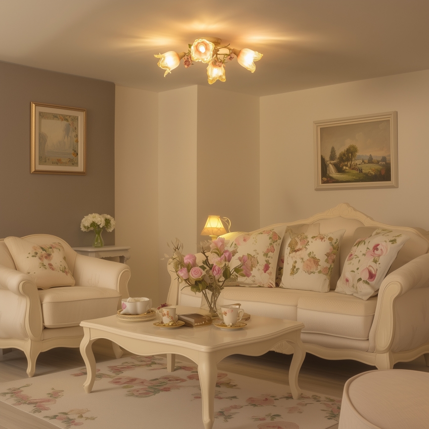 Plafonnier FIORINTINO 4xE14/40W/230V