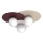 Plafonnier FLAT 3xE27/15W/230V 55x60 cm beige/crème/bordeaux