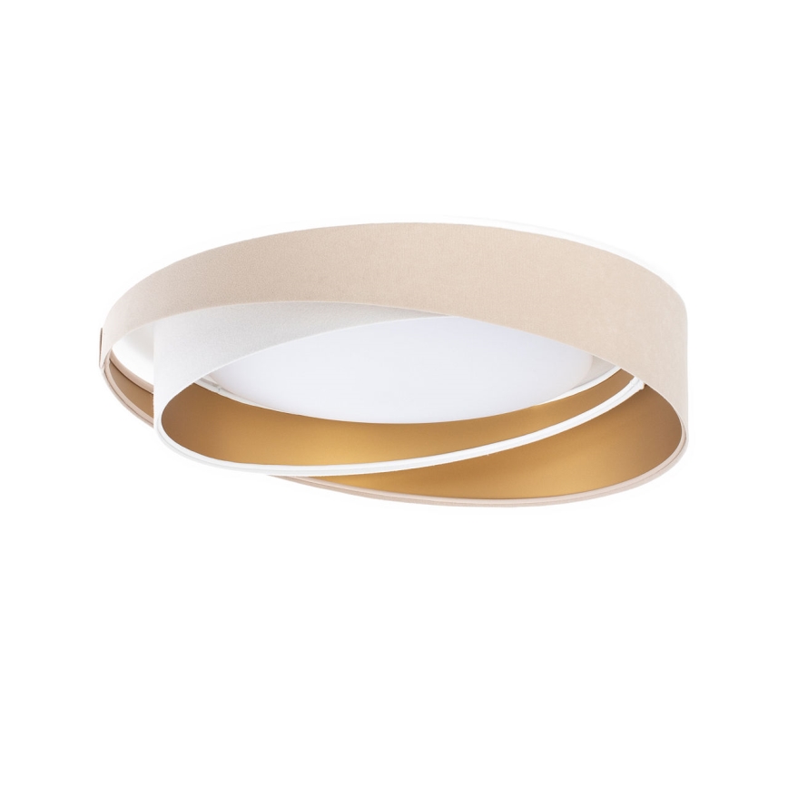 Plafonnier GALAXY MODERN LED/24W/230V Ø 55 cm beige/blanc/or
