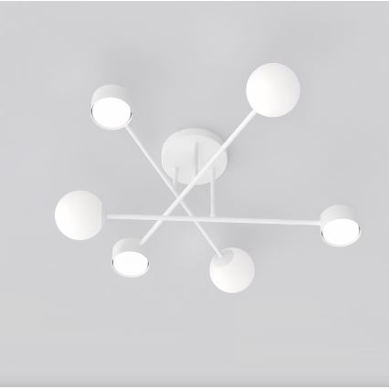 Plafonnier HOLON 3xG9/8W/230V + 3xGX53/12W blanc