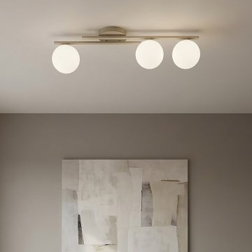 Plafonnier KAIRO 3xE14/10W/230V beige