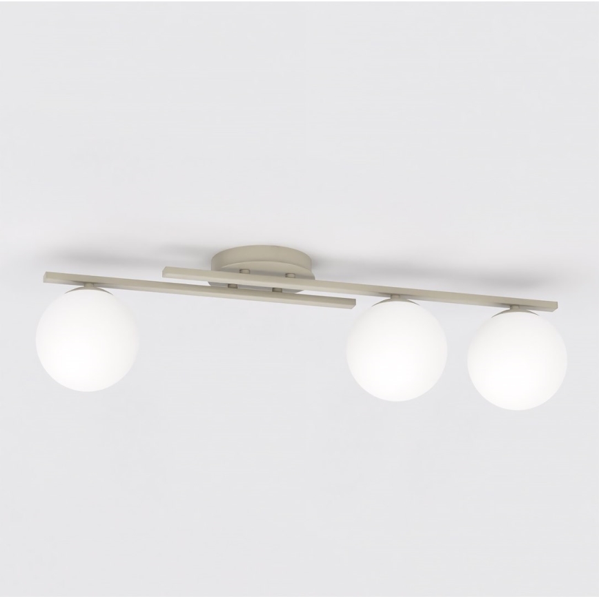 Plafonnier KAIRO 3xE14/10W/230V beige
