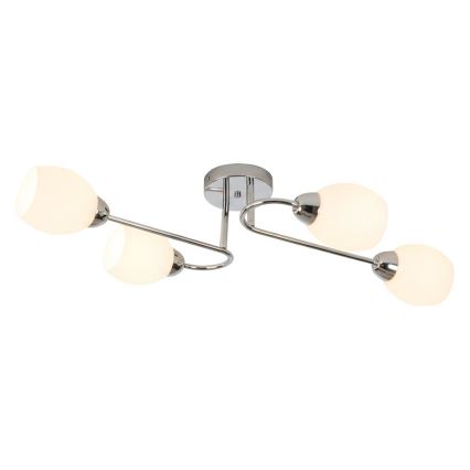 Plafonnier KING 4xE27/15W/230V chrome brillant