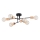 Plafonnier LA-STENA 6xE27/15W/230V beige/noir