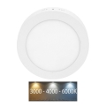 Plafonnier LADA LED/25W/230V 3000/4000/6000K d. 30 cm blanc