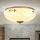 Plafonnier LANDHAUS 2xE27/60W/230V Ø 28 cm bronze/beige/vert