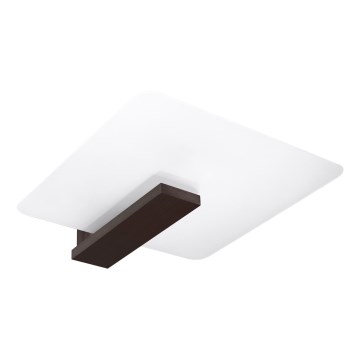 Plafonnier LAPPO, 2× E27 (15 W), 230 V — finition wengé