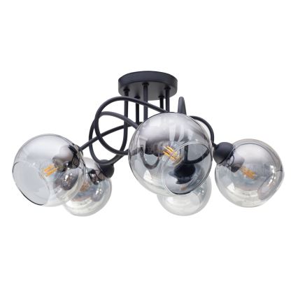 Plafonnier LATIL 5xE27/60W/230V noir