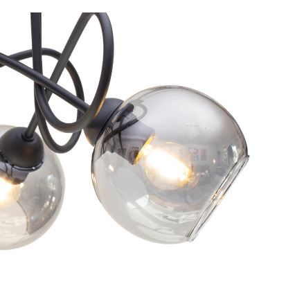 Plafonnier LATIL 5xE27/60W/230V noir