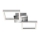 Plafonnier LED 10W/230V 3000K chrome mat