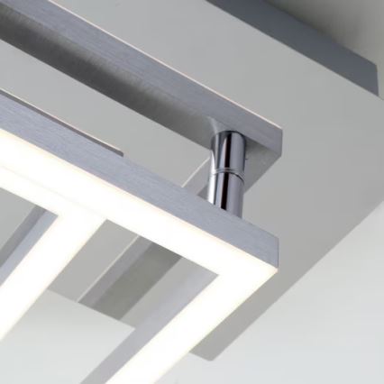 Plafonnier LED 10W/230V 3000K chrome mat