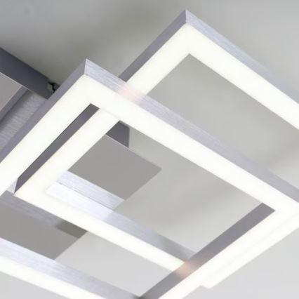 Plafonnier LED 10W/230V 3000K chrome mat