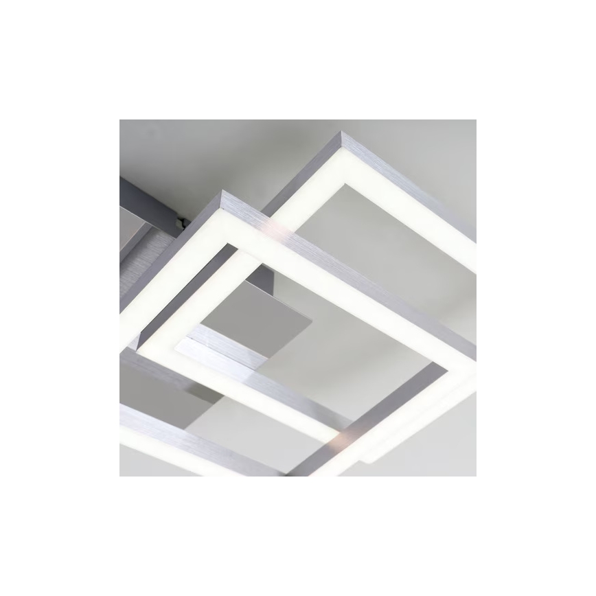 Plafonnier LED 10W/230V 3000K chrome mat