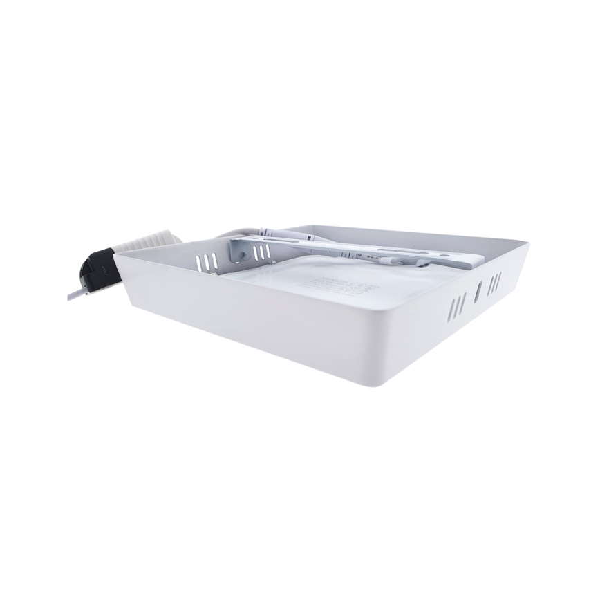 Plafonnier LED/12W/230V 2700K 16,3x16,3 cm blanc