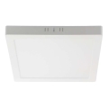 Plafonnier LED/12W/230V 3000K 16,7x16,7 cm blanc