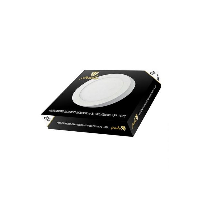Plafonnier LED/12W/230V 4000K d. 17,2 cm