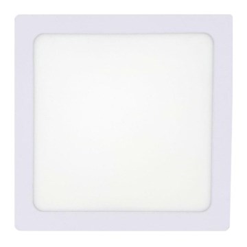 Plafonnier LED/12W/230V 4200K 16,3x16,3 cm blanc
