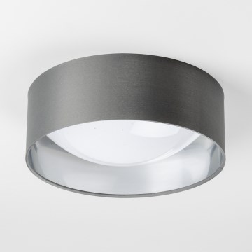 Plafonnier LED 12W/230V Ø 32 cm gris/argenté