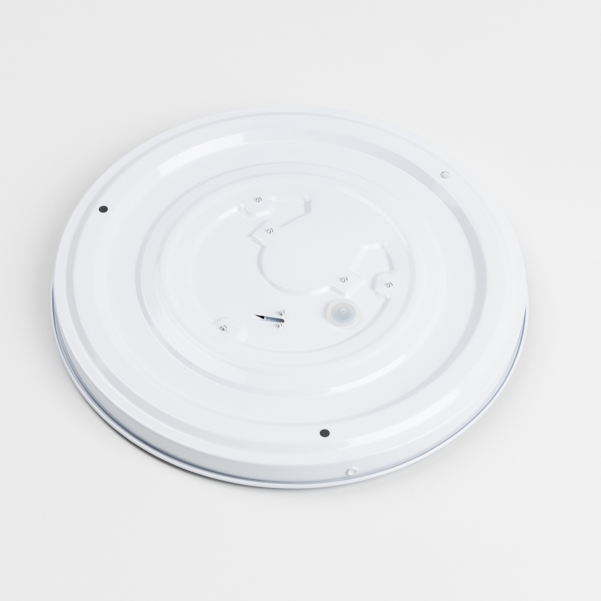 Plafonnier LED 12W/230V Ø 32 cm gris/argenté
