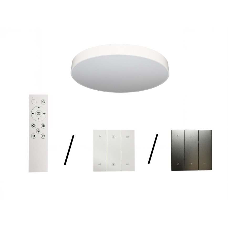 Plafonnier LED 135W/230V 3000/4000/6500K Ø 80 cm, blanc