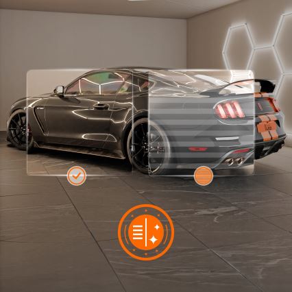 Plafonnier LED HEXAGON LED/192W/85-265V 4000K 298x209 cm IRC 90 IP54 blanc