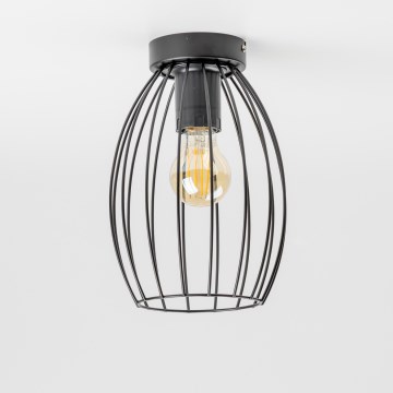 Plafonnier LED 1xE27/6,5W/230V noir