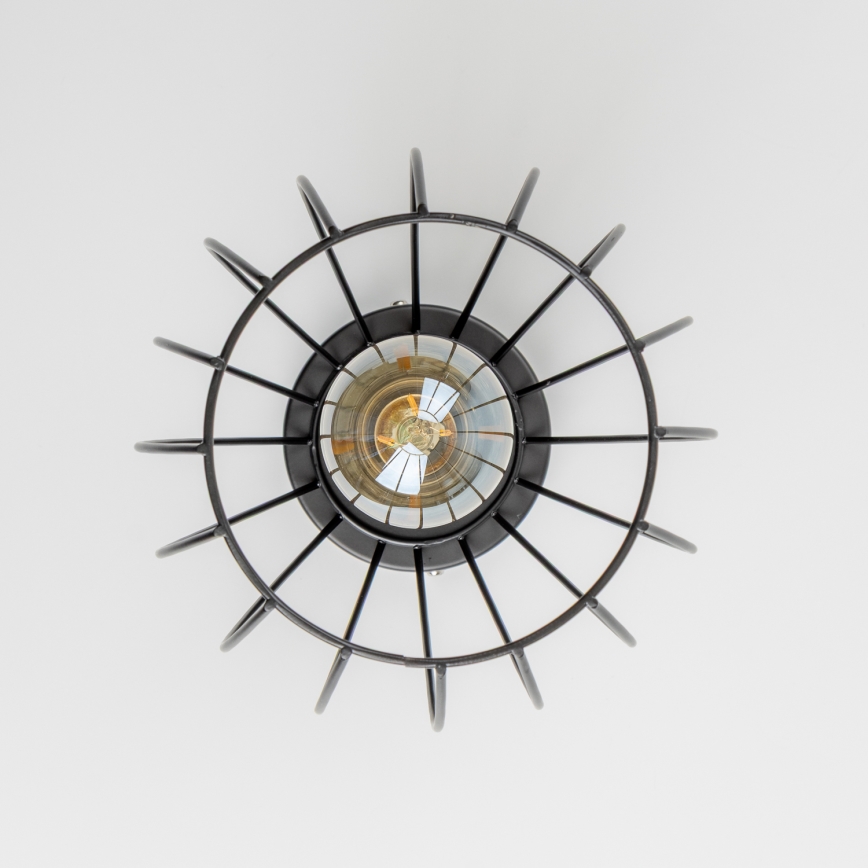 Plafonnier LED 1xE27/6,5W/230V noir