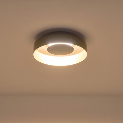 Plafonnier LED/20W/230V 3000K noir