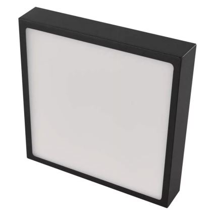 Plafonnier NEXXO LED/21W/230V 3000/3500/4000K 22,5x22,5 cm noir