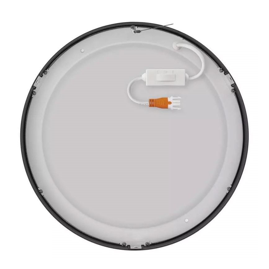 Plafonnier NEXXO LED/28,5W/230V 3000/3500/4000K d. 30 cm noir